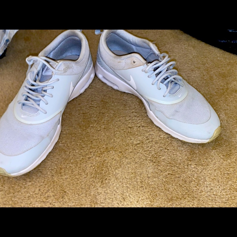 Grey Nike shoes